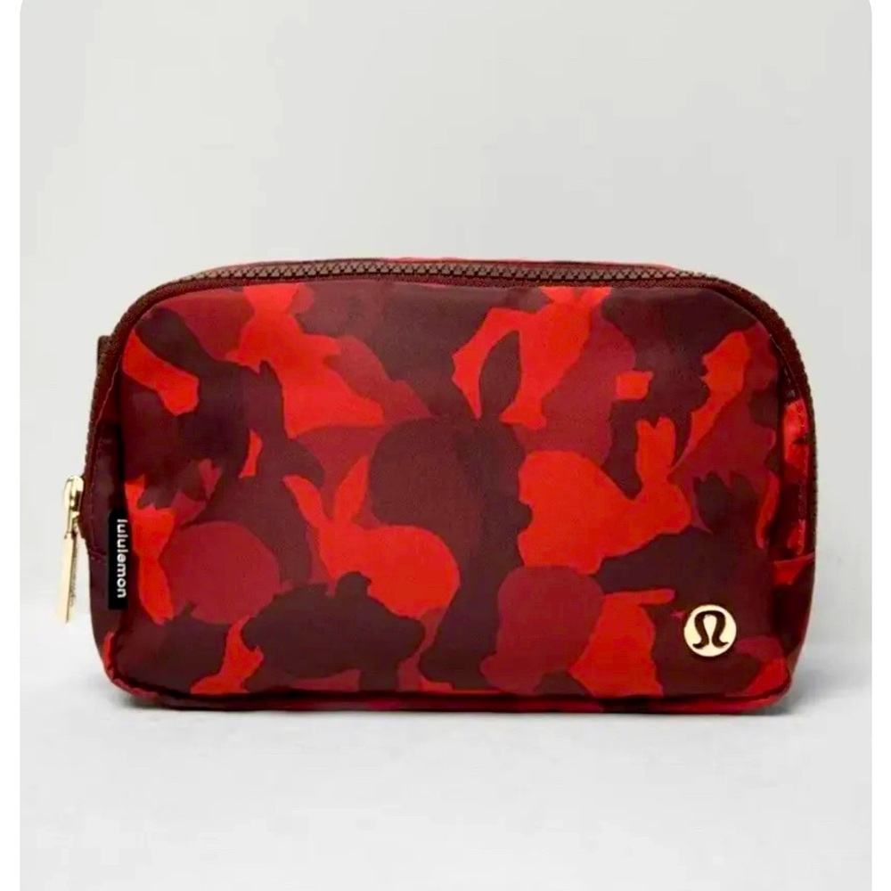 Lululemon Rabbit All Over Belt Bag Red Camo 1l Chinese New Year